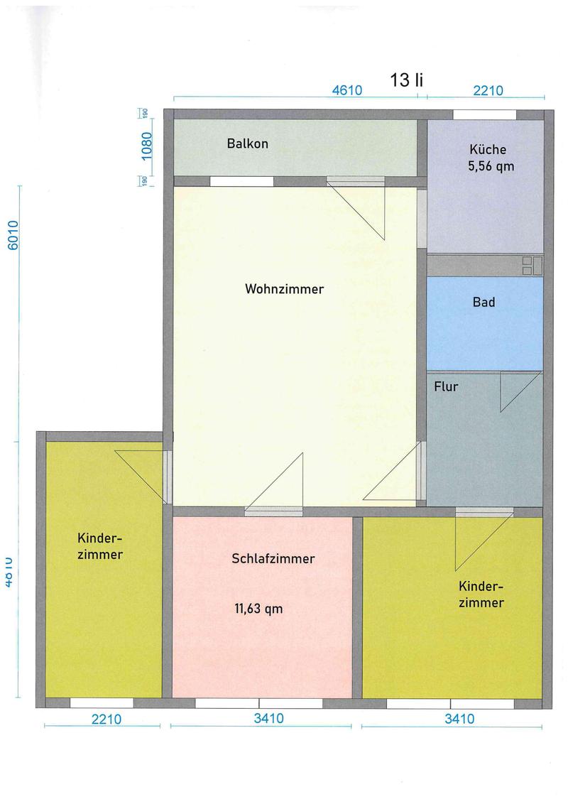 4-Raum Wohnung mit tollem Ausblick!